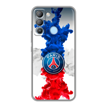 Силиконовый чехол на Tecno Pop 5 LTE с принтом PSG ПСЖ Силиконовый чехол на Tecno Pop 5 LTE с принтом PSG ПСЖ