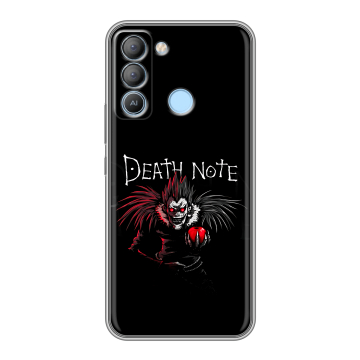 Силиконовый чехол на Tecno Pop 5 LTE с принтом Death note Тетрадь смерти Силиконовый чехол на Tecno Pop 5 LTE с принтом Death note Тетрадь смерти