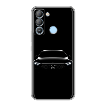 Силиконовый чехол на Tecno Pop 5 LTE с принтом Mercedes Мерседес Силиконовый чехол на Tecno Pop 5 LTE с принтом Mercedes Мерседес