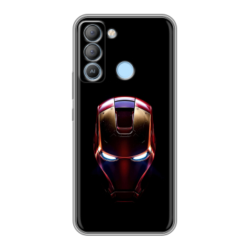 Силиконовый чехол на Tecno Pop 5 LTE с принтом IronMan Железный человек Силиконовый чехол на Tecno Pop 5 LTE с принтом IronMan Железный человек