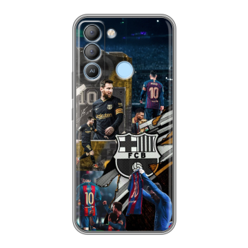 Силиконовый чехол на Tecno Pop 5 LTE с принтом Messi Barcelona Силиконовый чехол на Tecno Pop 5 LTE с принтом Messi Barcelona
