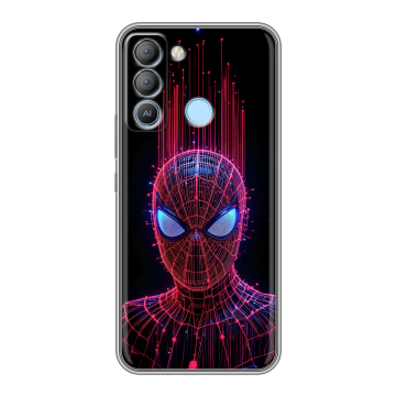 Силиконовый чехол на Tecno Pop 5 LTE с принтом Spiderman Человек паук Силиконовый чехол на Tecno Pop 5 LTE с принтом Spiderman Человек паук
