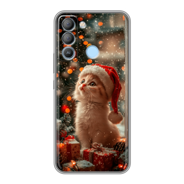Силиконовый чехол на Tecno Pop 5 LTE с принтом Новый год Силиконовый чехол на Tecno Pop 5 LTE с принтом Новый год