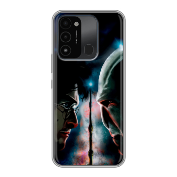 Силиконовый противоударный чехол на Tecno Spark Go 2022 с принтом Гарри Поттер Harry Potter