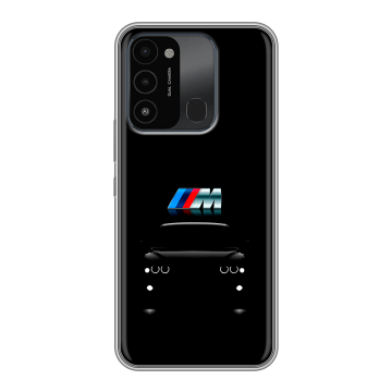 Силиконовый противоударный чехол на Tecno Spark Go 2022 с принтом БМВ BMW
