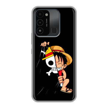 Силиконовый противоударный чехол на Tecno Spark Go 2022 с принтом One Piece Ван Пис
