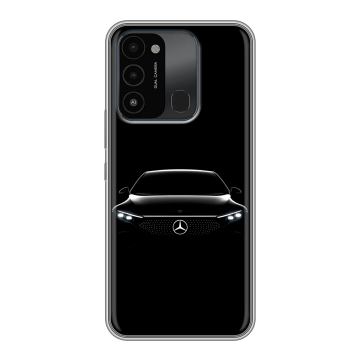 Силиконовый противоударный чехол на Tecno Spark Go 2022 с принтом Mercedes Мерседес