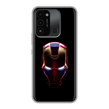 Силиконовый противоударный чехол на Tecno Spark Go 2022 с принтом IronMan Железный человек