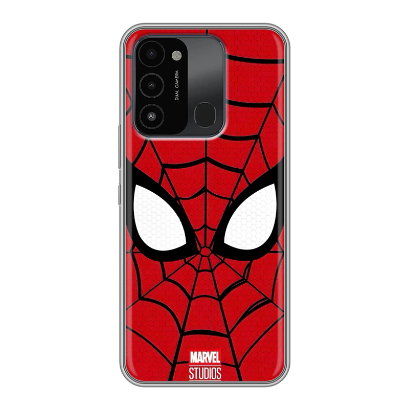 Силиконовый противоударный чехол на Tecno Spark Go 2022 с принтом человек паук spiderman Силиконовый противоударный чехол на Tecno Spark Go 2022 с принтом человек паук spiderman