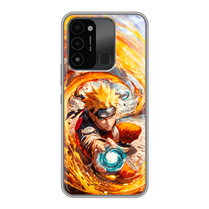 Силиконовый противоударный чехол на Tecno Spark Go 2022 с принтом Аниме Наруто Naruto Силиконовый противоударный чехол на Tecno Spark Go 2022 с принтом Аниме Наруто Naruto