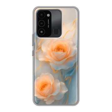 Силиконовый противоударный чехол на Tecno Spark 8C с принтом Женский Силиконовый противоударный чехол на Tecno Spark 8C с принтом Женский