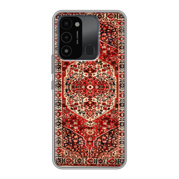 Силиконовый противоударный чехол на Tecno Spark 8C с принтом Ковер Силиконовый противоударный чехол на Tecno Spark 8C с принтом Ковер