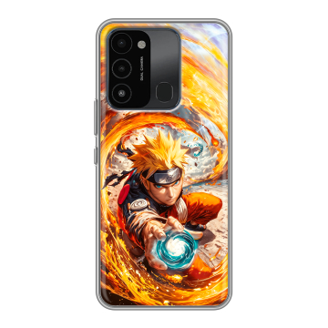 Силиконовый противоударный чехол на Tecno Spark 8C с принтом Аниме Наруто Naruto Силиконовый противоударный чехол на Tecno Spark 8C с принтом Аниме Наруто Naruto