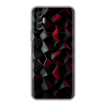 Силиконовый чехол на Tecno Spark 8P с принтом Абстракция Силиконовый чехол на Tecno Spark 8P с принтом Абстракция