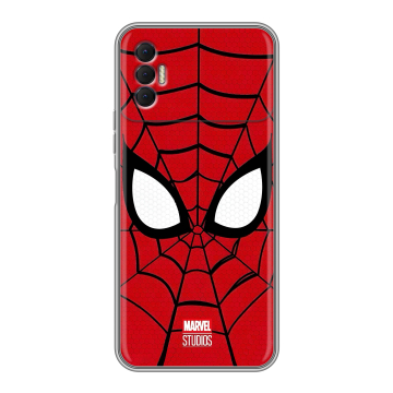 Силиконовый чехол на Tecno Spark 8P с принтом человек паук spiderman