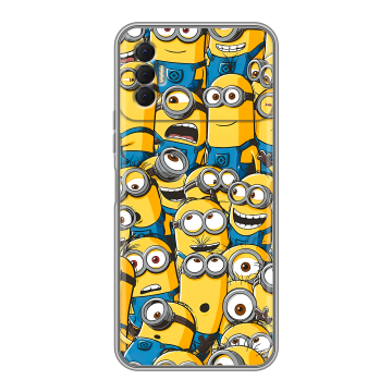 Силиконовый чехол на Tecno Spark 8P с принтом Миньоны Силиконовый чехол на Tecno Spark 8P с принтом Миньоны
