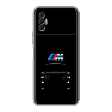 Силиконовый чехол на Tecno Spark 8P с принтом БМВ BMW