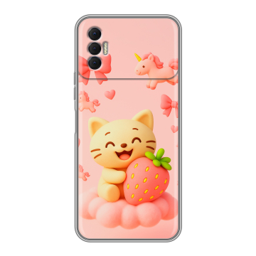 Силиконовый чехол на Tecno Spark 8P с принтом для девочек Силиконовый чехол на Tecno Spark 8P с принтом для девочек