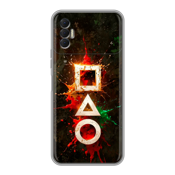 Силиконовый чехол на Tecno Spark 8P с принтом Squid Game Игра кальмара Силиконовый чехол на Tecno Spark 8P с принтом Squid Game Игра кальмара