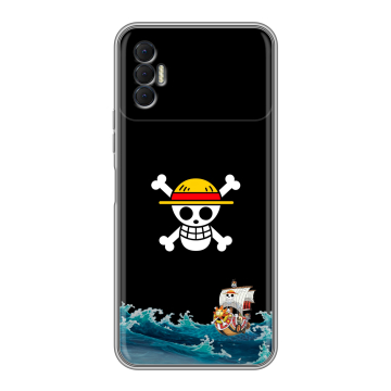 Силиконовый чехол на Tecno Spark 8P с принтом One Piece Ван Пис Силиконовый чехол на Tecno Spark 8P с принтом One Piece Ван Пис
