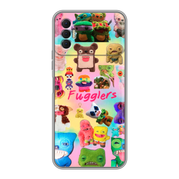 Силиконовый чехол на Tecno Spark 8P с принтом Флагер Fuggler
