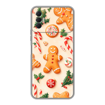 Силиконовый чехол на Tecno Spark 8P с принтом Новый год Силиконовый чехол на Tecno Spark 8P с принтом Новый год