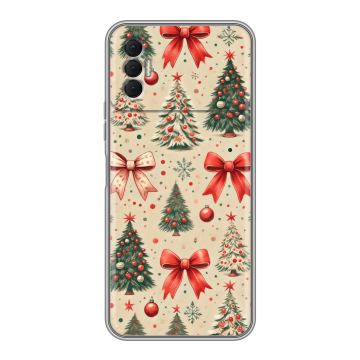 Силиконовый чехол на Tecno Spark 8P с принтом Новый год Силиконовый чехол на Tecno Spark 8P с принтом Новый год