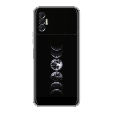 Силиконовый чехол на Tecno Spark 8P с принтом женский Силиконовый чехол на Tecno Spark 8P с принтом женский