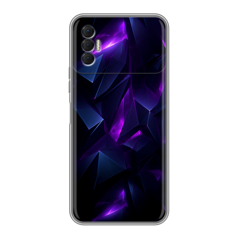 Силиконовый чехол на Tecno Spark 8P с принтом Абстракиция Силиконовый чехол на Tecno Spark 8P с принтом Абстракиция