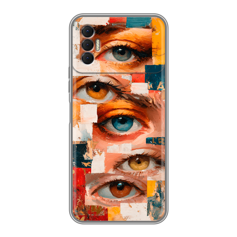 Силиконовый чехол на Tecno Spark 8P с принтом Модный принт Силиконовый чехол на Tecno Spark 8P с принтом Модный принт