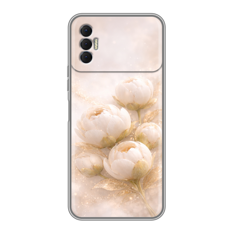 Силиконовый противоударный чехол на Tecno Spark 8P с принтом женский Силиконовый противоударный чехол на Tecno Spark 8P с принтом женский