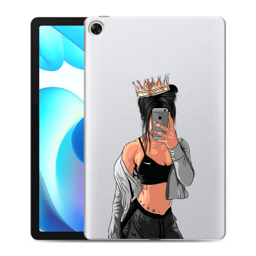 Силиконовый чехол на планшета Realme Pad с принтом Женские принты
