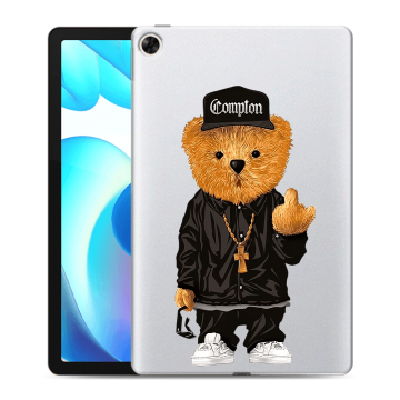 Силиконовый чехол на Realme Pad с принтом Мишка