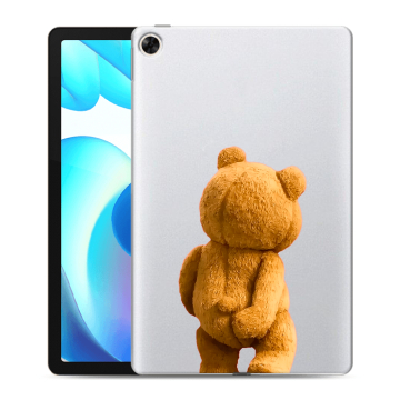 Силиконовый чехол на Realme Pad с принтом Медведь