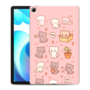 Силиконовый чехол на Realme Pad с принтом Hello Kitty Хелоу Кити Силиконовый чехол на Realme Pad с принтом Hello Kitty Хелоу Кити