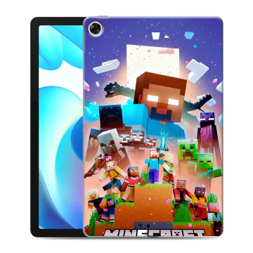 Силиконовый чехол на Realme Pad с принтом Майнкрафт Minecraft Силиконовый чехол на Realme Pad с принтом Майнкрафт Minecraft