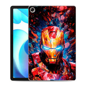 Силиконовый чехол на Realme Pad с принтом Железный человек Ironman