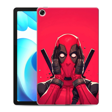 Силиконовый чехол на Realme Pad с принтом Дедпул Deadpool Силиконовый чехол на Realme Pad с принтом Дедпул Deadpool