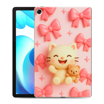 Силиконовый чехол на Realme Pad с принтом для девочек