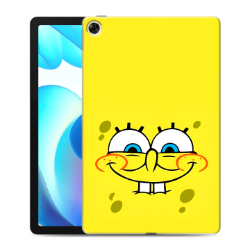 Силиконовый чехол на Realme Pad с принтом спанчбоб спанч боб Силиконовый чехол на Realme Pad с принтом спанчбоб спанч боб