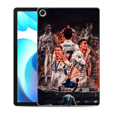 Силиконовый чехол на Realme Pad с принтом Реал Роналдо Real Ronaldo Силиконовый чехол на Realme Pad с принтом Реал Роналдо Real Ronaldo
