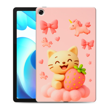 Силиконовый чехол на Realme Pad с принтом для девочек