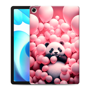 Силиконовый чехол на Realme Pad с принтом Панда Силиконовый чехол на Realme Pad с принтом Панда