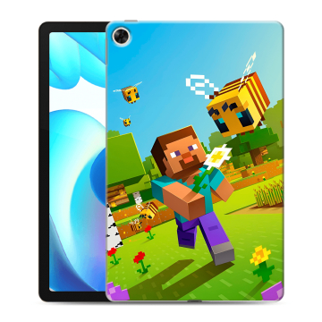 Силиконовый чехол на Realme Pad с принтом Майнкрафт Minecraft Силиконовый чехол на Realme Pad с принтом Майнкрафт Minecraft