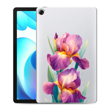Силиконовый чехол на Realme Pad с принтом Цветы орхидеи Силиконовый чехол на Realme Pad с принтом Цветы орхидеи