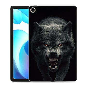 Силиконовый чехол на Realme Pad с принтом Волк