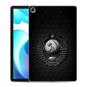 Силиконовый чехол на Realme Pad с принтом Герб Флаг СССР Силиконовый чехол на Realme Pad с принтом Герб Флаг СССР