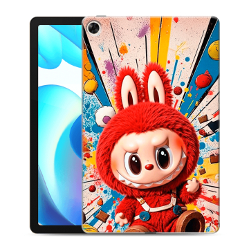 Силиконовый чехол на Realme Pad с принтом Labubu Лабубу