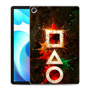 Силиконовый чехол на Realme Pad с принтом Squid Game Игра кальмара