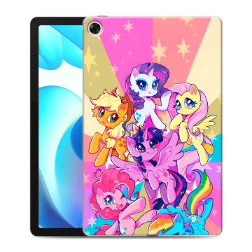 Силиконовый чехол на Realme Pad с принтом My little pony Дружба чудо